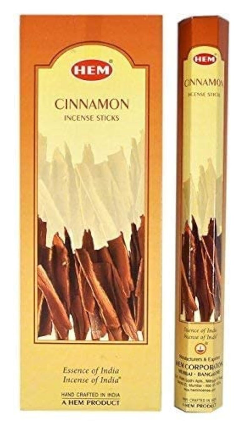 Hem Cinnamon Incense Sticks – Hexa Pack (6 Boxes x 20 Sticks = 120 Sticks Total) – Long-Lasting Aromatherapy for Meditation, Home Fragrance & Relaxation - Image 5