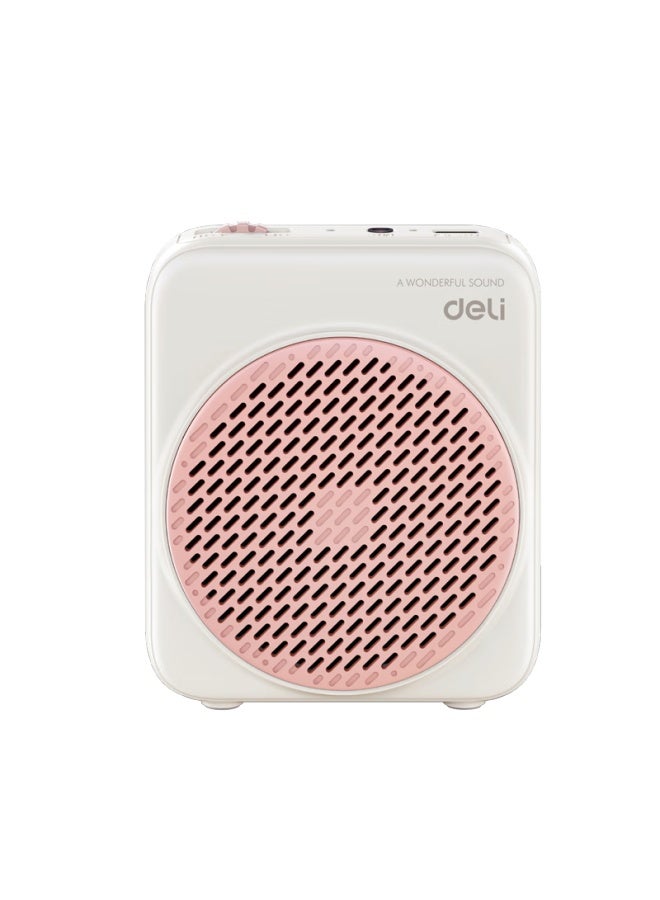 Little Bee Amplifier, Teacher-specific Gift For Teacher's Day, Loudspeaker, Waist-mounted, For Teaching Classes, Classroom Use, Microphone, Tour Guide, Portable Megaphone, Teaching Aid, Pink