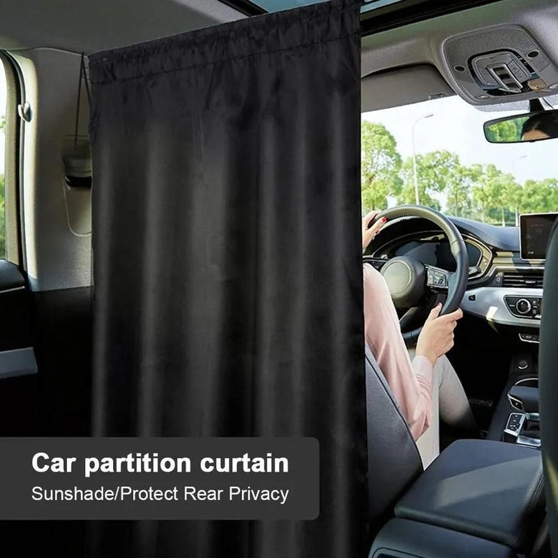 Car Rear Seat Side Window Sunshade, Blackout Curtain for Vehicle Privacy and UV Protection - Image 2