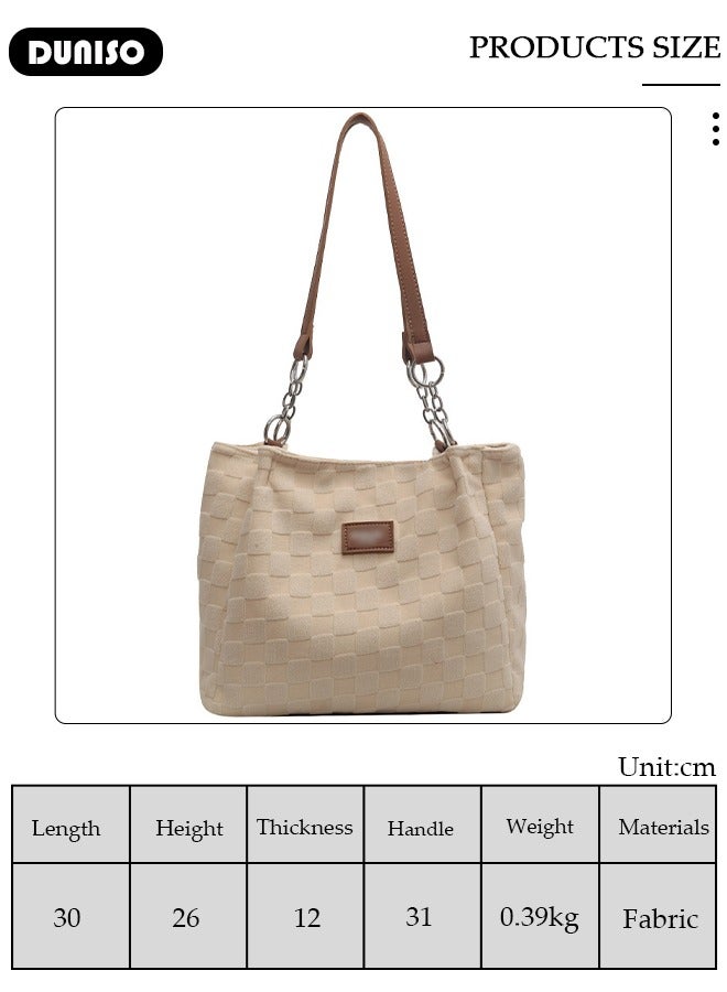 DUNISO Women's Shoulder Tote Bag Handbag For Women Large Capacity Bucket Bag Fashionable Travel Messenger Shoulder Bag for Ladies Girls College Students  - Image 2