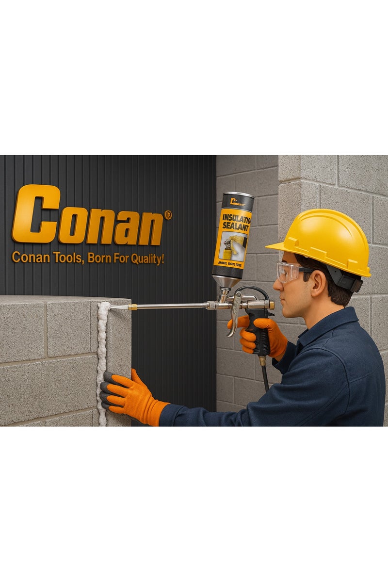 Conan Professional PU Foam Gun – Stainless Steel – Model COPG810 - Image 4