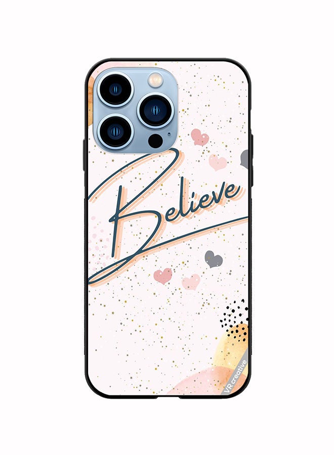 VR CREATIVE Protective Case Cover For Apple iPhone 13 Pro Belive Design Multicolour - Image 1