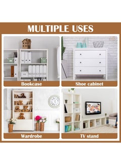 Oudain 6 Sets Anti Tip Furniture Straps Furniture Anchors Furniture Wall Anchor Straps For Pet Proofing 500 Pound Nylon Strap Furniture Anchor For Home Dresser, Shelves, Bookcase, Tv  - Image 5