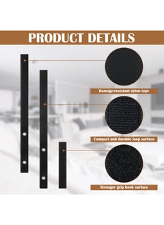 Oudain 6 Sets Anti Tip Furniture Straps Furniture Anchors Furniture Wall Anchor Straps For Pet Proofing 500 Pound Nylon Strap Furniture Anchor For Home Dresser, Shelves, Bookcase, Tv  - Image 4