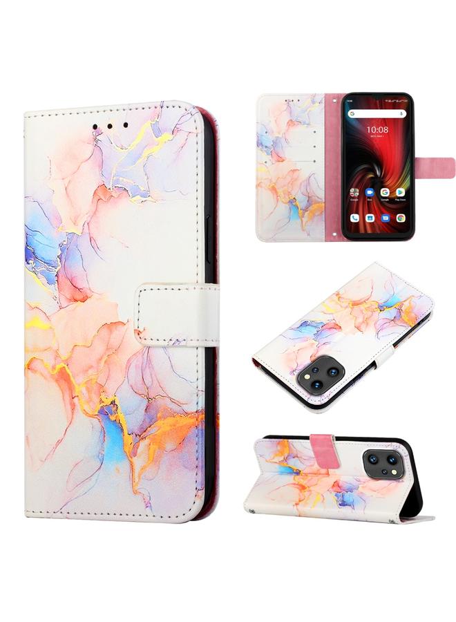 erorex Case For UMIDIGI F3 4G/F3 5G/F3 SE/F3S PT003 Marble Pattern Flip Leather Phone Case - Image 1