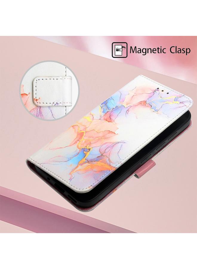 erorex Case For UMIDIGI F3 4G/F3 5G/F3 SE/F3S PT003 Marble Pattern Flip Leather Phone Case - Image 5