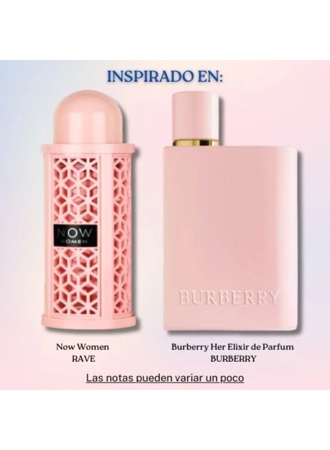 Lattafa Rave Now Pink Eau de Parfum for Women - 100ml Inspired by (Burberry Her Elixir) - Image 2