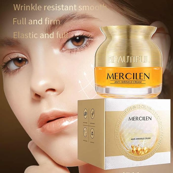 mercilen كريم مضاد للتجاعيد، تركيبة مقاومة للتجاعيد، كامل ومشدود - Image 2