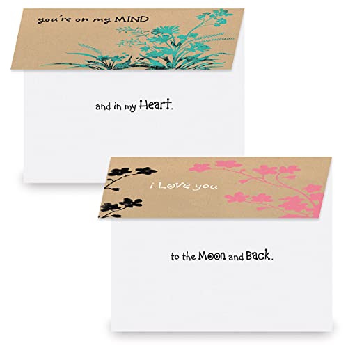 Current Kraft Thinking of You Friendship Greeting Card Set - Value Pack of 20 Cards With White Envelopes for Friends & Family, 5 Designs, Large 5" x 7" Assortment - Image 3