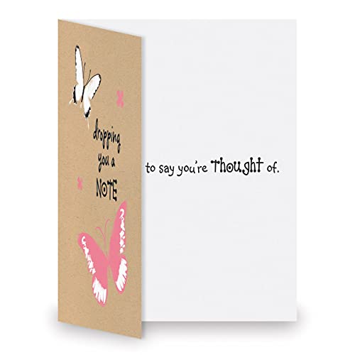 Current Kraft Thinking of You Friendship Greeting Card Set - Value Pack of 20 Cards With White Envelopes for Friends & Family, 5 Designs, Large 5" x 7" Assortment - Image 4