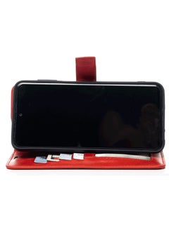 Eonaks Samsung Galaxy A70 Genuine Leather Wallet Cover Quality Luxury Case  - Image 3
