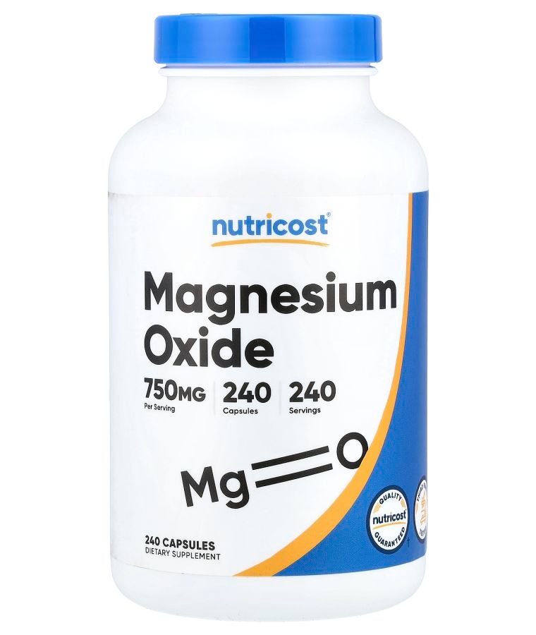 Magnesium Oxide  750 mg  240 Capsules