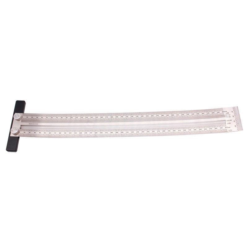 Precision Marking Ruler T-type Hole Ruler Stainless Woodworking Mark Line Gauge Measuring Tool - Image 4