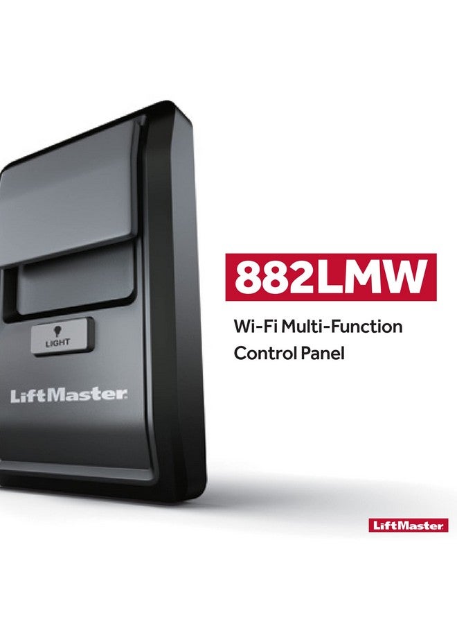 ليفت ماستر LiftMaster 882LMW - يعمل فقط مع أجهزة فتح أبواب الجراج LiftMaster Security+ 2.0 المختارة - لوحة تحكم لباب الجراج تعمل عبر شبكة WiFi - برمجة سريعة وسهلة - جهاز فتح الجراج - نظام أمان منزلي - Image 2