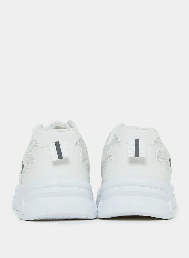 Styli Mesh Detail Chunky Sole Sneakers