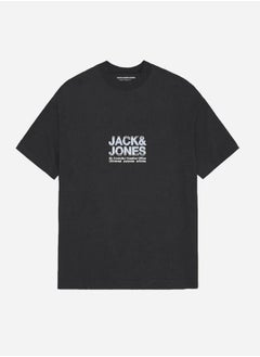 Jack Jones Slogan Print Crew Neck T-Shirt 