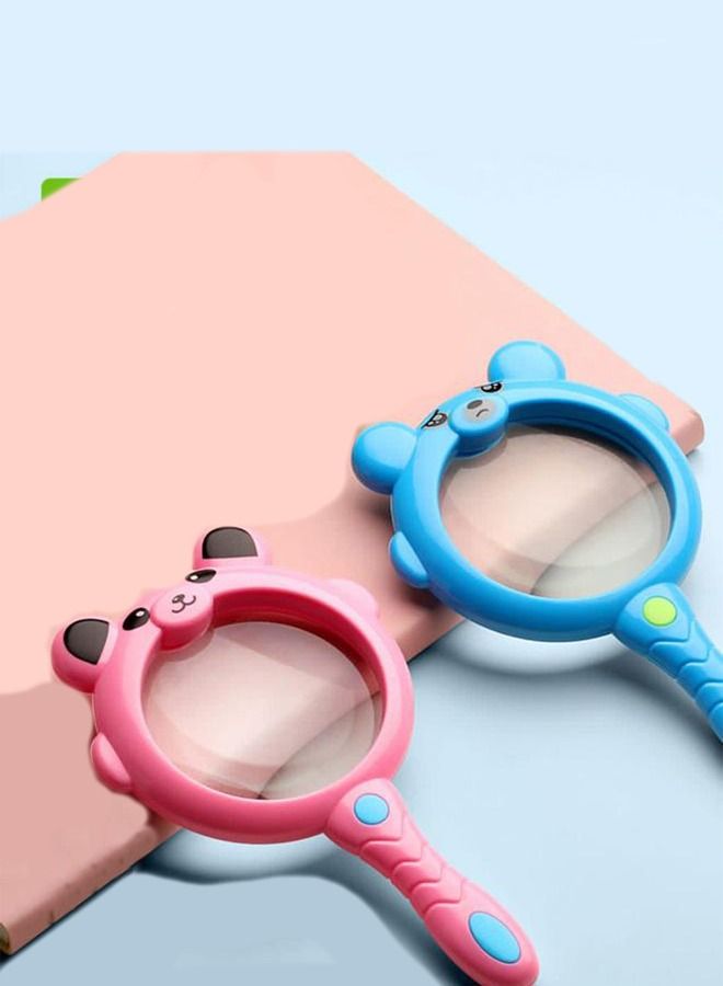 Magnifying Glass for Kids, 1Pcs Colorful Hand Toy Magnifying Glass, Mini Magnifying Glasses, 3X Handheld Magnifying Glass, High-Definition Observation for Young Scientists, Nature Exploration - Image 2