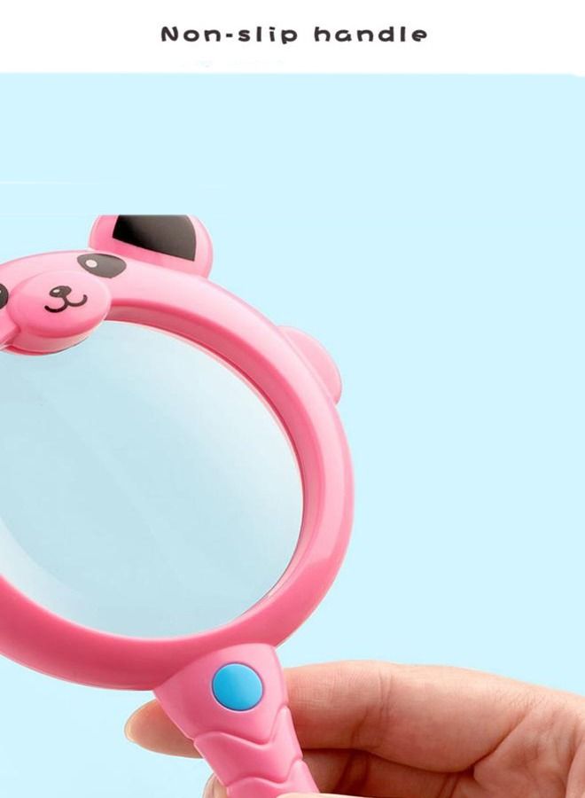 Magnifying Glass for Kids, 1Pcs Colorful Hand Toy Magnifying Glass, Mini Magnifying Glasses, 3X Handheld Magnifying Glass, High-Definition Observation for Young Scientists, Nature Exploration - Image 4