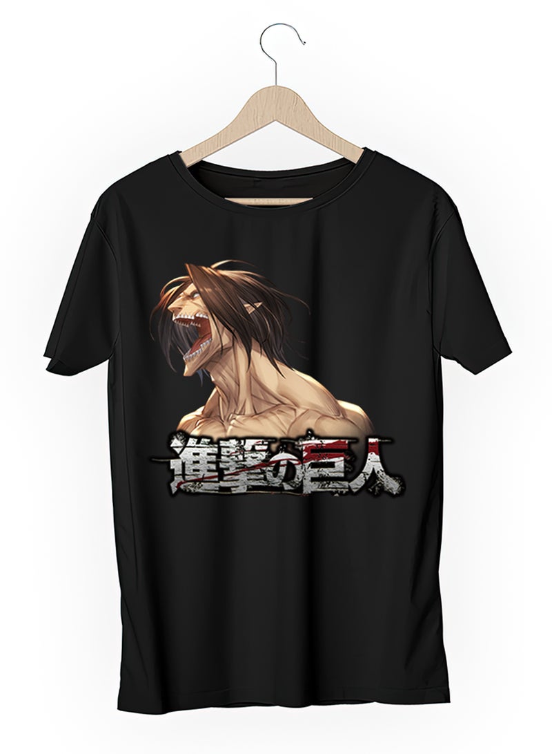 Fashion World Cotton T-shirt Printed with High-quality Anime Attack on Titan - Image 2