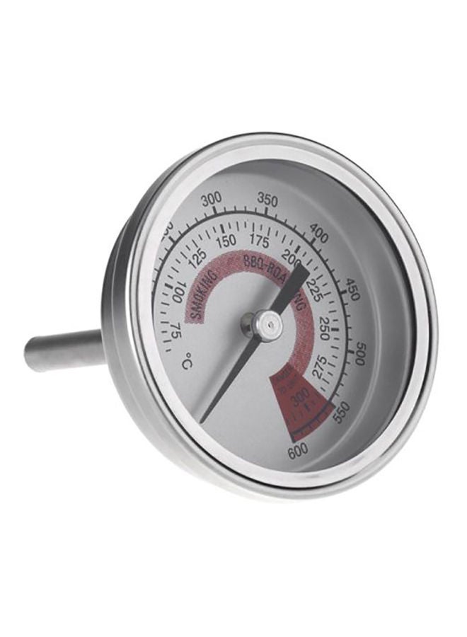 نيبمينينت مقياس حرارة من الستانلس ستيل لشواية الدخان مع قفص مزدوج فضي 2.25بوصة - Image 5