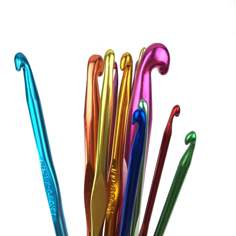 Weabetfu Aluminum Crochet Hook,Knitting Needles Crochet Needles for Knitting Craft Yarn,Crochet Hooks Size N,10.0mm-New - Image 3