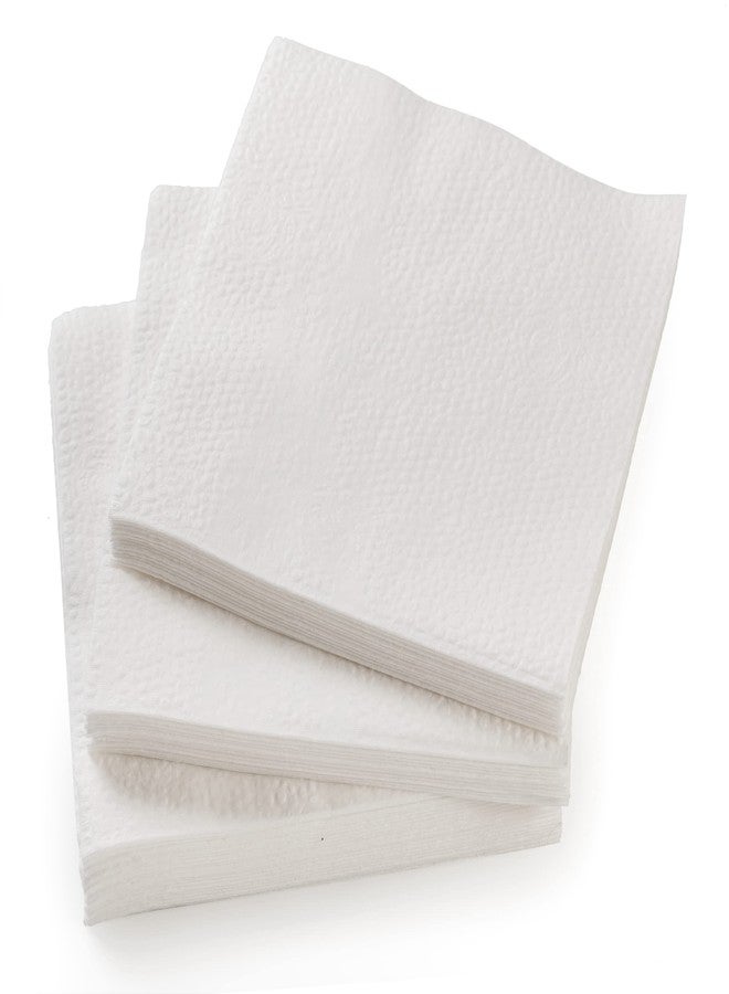 Perfectware 2 ply White Cocktail Napkins. 2 ply Pack of 200 Count - Image 1