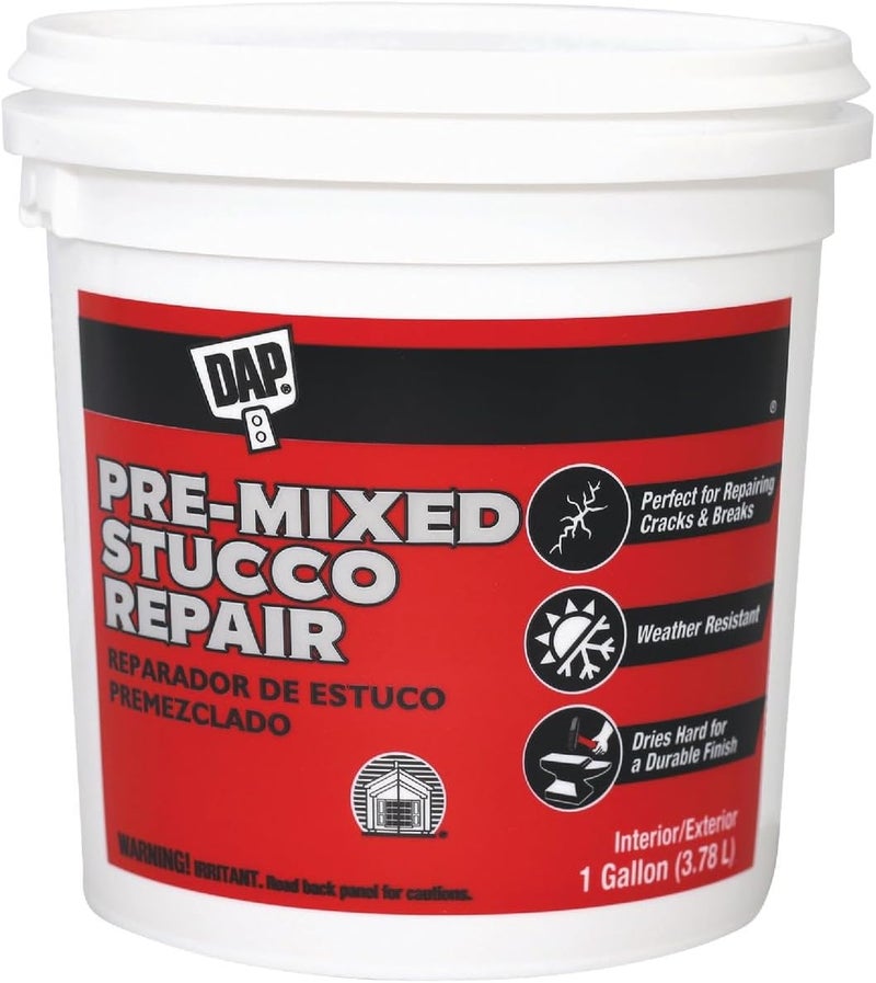 Dap 60817 Phenopatch Readytouse Custom Premixed Stucco Patch 1 Gallon - Image 1