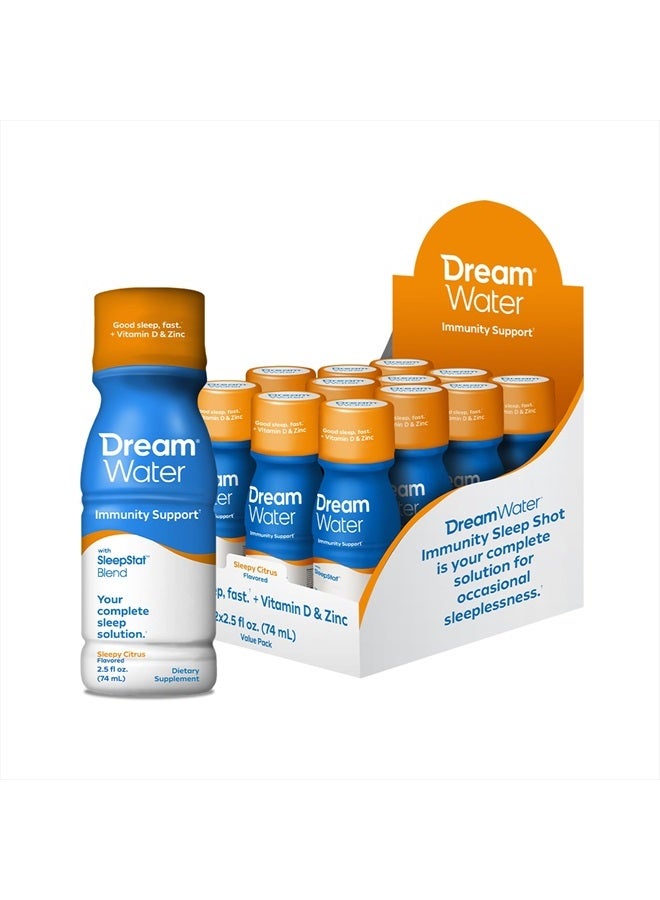 Dream Water : Sleep Aid & Immunity Support - Sleepy Citrus - 12 ct - Image 2