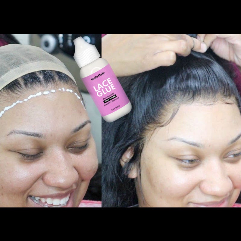Dolahair طقم غراء شعر الدمى - طقم غراء أمامي للشعر المستعار - غراء مقاوم للماء - غراء قوي لتثبيت الشعر المستعار - طقم تركيب الشعر المستعار - طقم أمامي - لاصق استبدال الشعر - ربط غير مرئي - Image 4