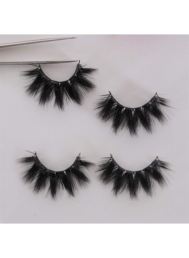 JIMIRE 12 Pairs False Eyelashes Fluffy High Volume Fake Eyelashes Faux Mink Lashes - Image 3