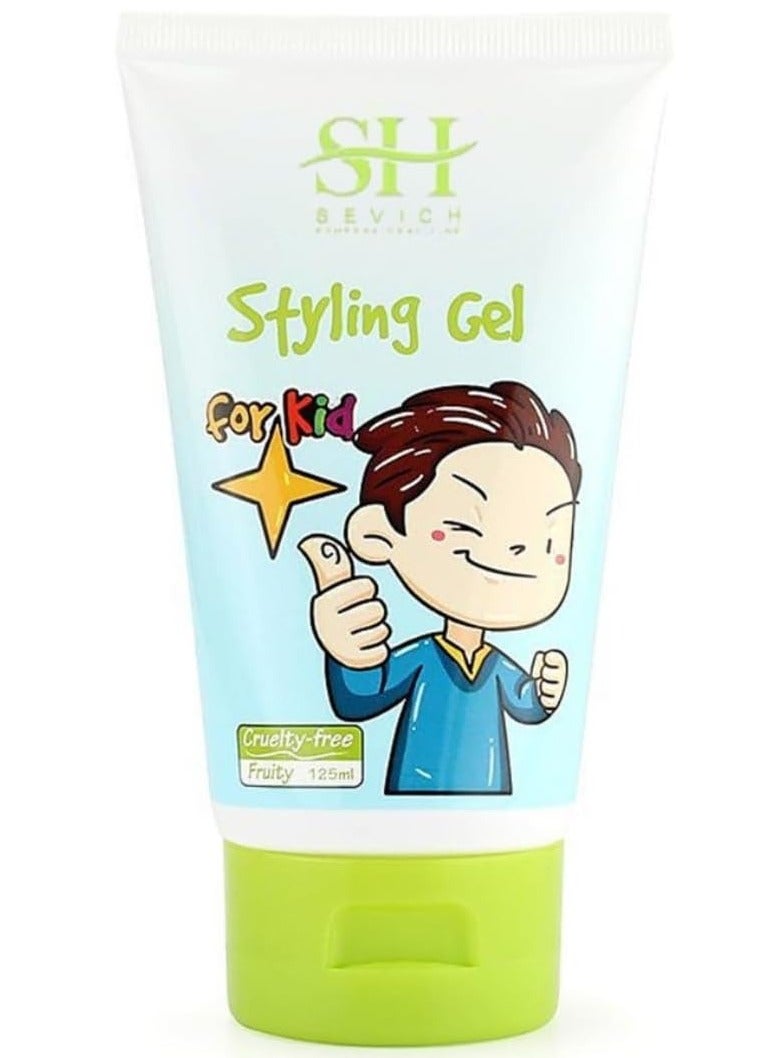 Sevich Hair Styling Gel For Kids Plant Based Hair Styling Gel For Toddlers Kids Babies Natural Safe For Small Boys & Girls With No Sulfates & Cruelty Free Gel Suitable For All Hair 125ml - Image 1