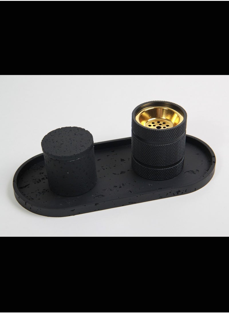 MARS Q Incense burner set with incense box and tray  - Image 1