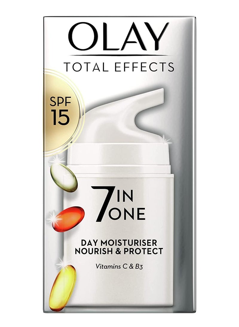 Face Moisturizer Total Effects 7 In 1 Anti-Ageing Day Cream Spf15 - 50ml