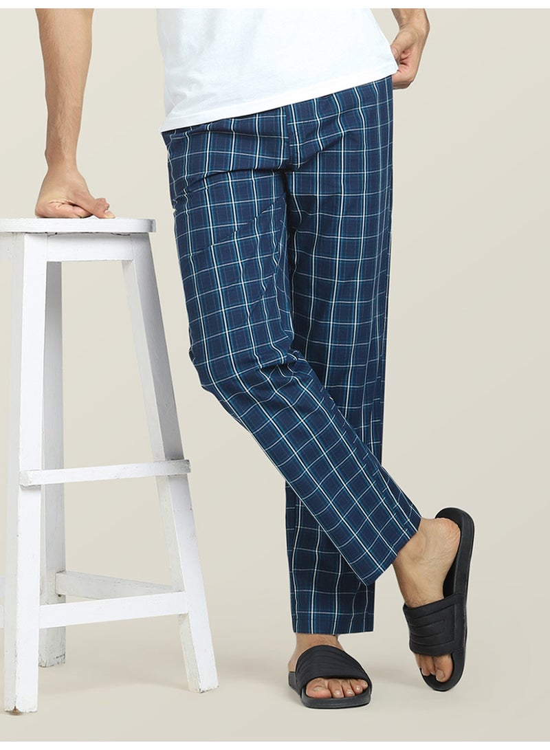 XYXX Men's Super Combed Cotton Pajama Pants Bottom Checkered Checkmate Pyjamas [Pack of 1] - Image 1