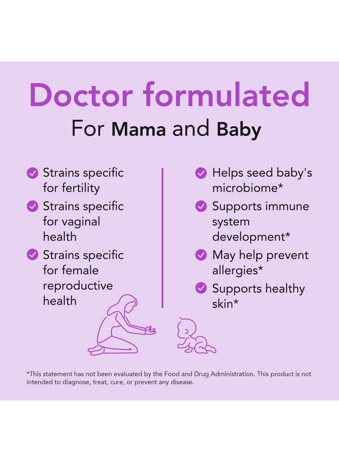 بريموم مكملات بريموم قبل الولادة والبروبيوتيك للنساء: بريبيوتيك عضوي، 30 مليار وحدة تشكيل مستعمرة، 18 سلالة متنوعة - تدعم صحة الجهاز الهضمي والأمعاء والمناعة للأم والطفل - كبسولات يومية - Image 4