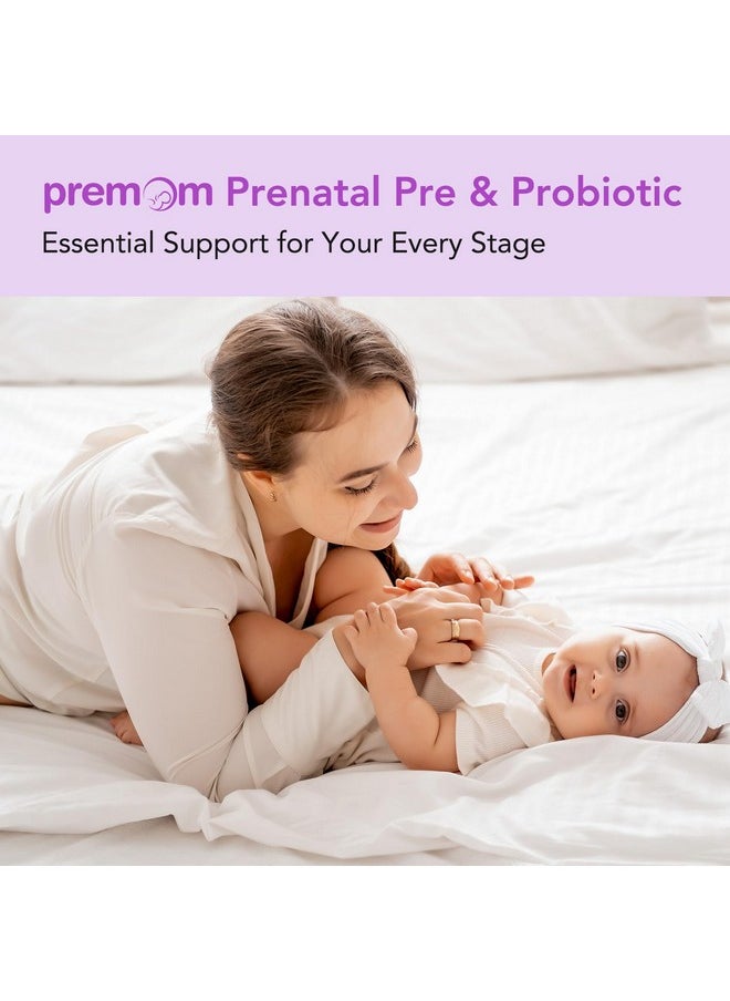 Premom Prenatal Pre & Probiotics for Women: Organic Prebiotics, 30 Billion CFU, 18 Diverse Strains - Supports Digestive, Gut & Immune Health for Mom and Baby - Daily Capsules - pzsku/ZCDE9A986044C692E2A31Z/45/_/1735908004/71c35392-536c-49e1-98fa-ef7d94d47d54