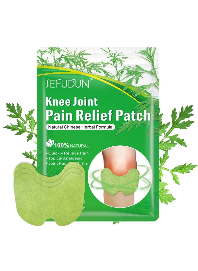 Sefudun - Chinese Herbal Natural Knee Joint Pain Relief Patch Knee Pain Treatment Plaster and Pads for Knee - Image 1