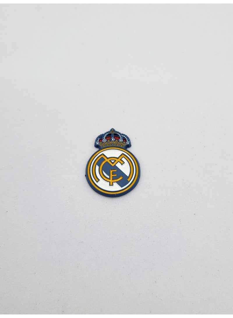 Real Madrid FC Blue Logo Small Sticker - Premium Quality Metal for Mobile, Cars, Laptops, and Accessories - Image 1