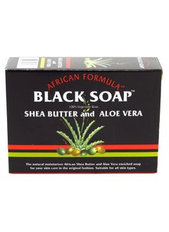 Madina African Black Soap Shea Butter And Aloe Vera 3.5 Oz (Pack Of 12)  - Image 2
