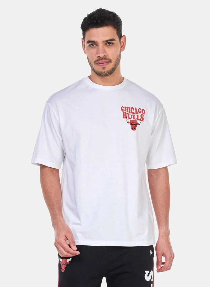 نيو ايرا Men's NBA Chicago Bulls Script T-Shirt