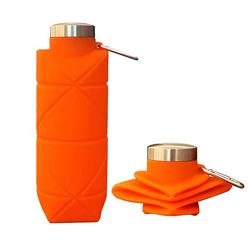 GJSHOP Orange Single Foldable Water Bottle 700 ml - Image 1