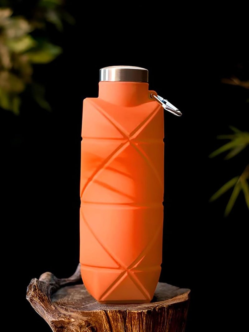GJSHOP Orange Single Foldable Water Bottle 700 ml - Image 2
