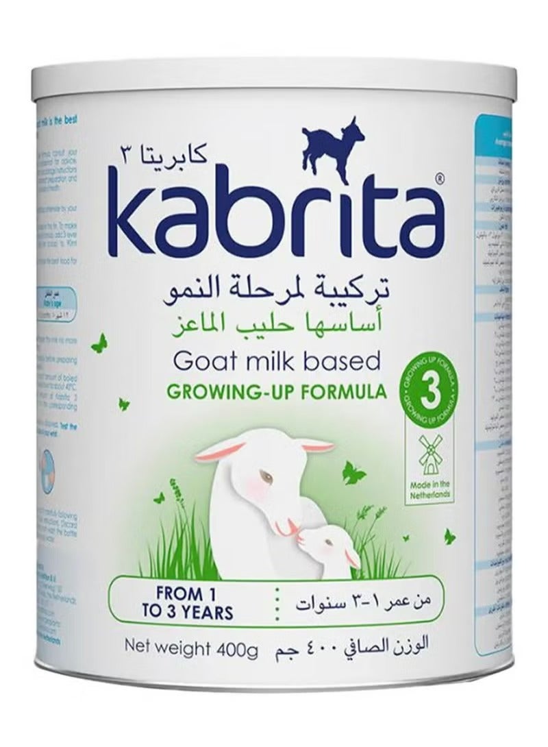 Kabrita حليب الماعز المرحلة 3 400 جرام - للأطفال من عمر سنة فما فوق
