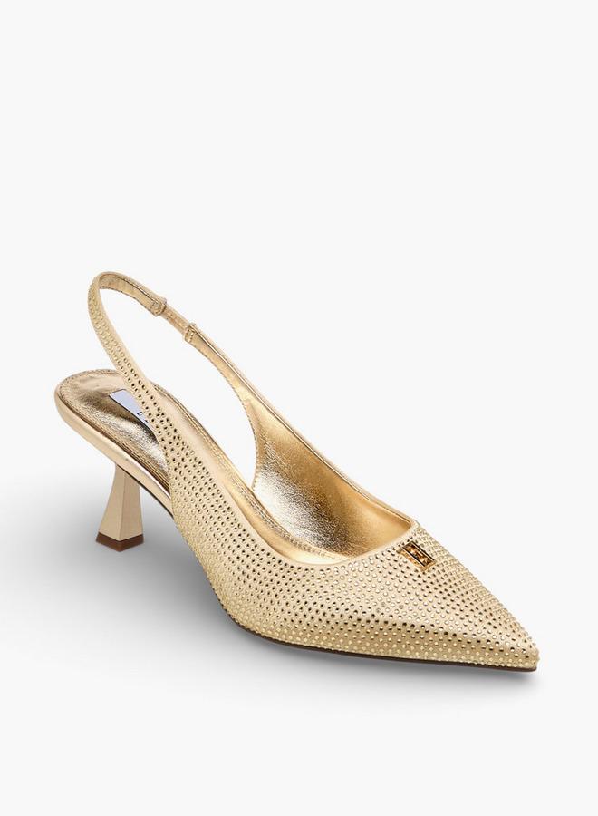 Elle Women Kitten Heel Slingback Shoes - Image 2