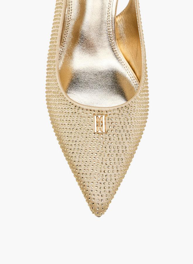 Elle Women Kitten Heel Slingback Shoes - Image 4