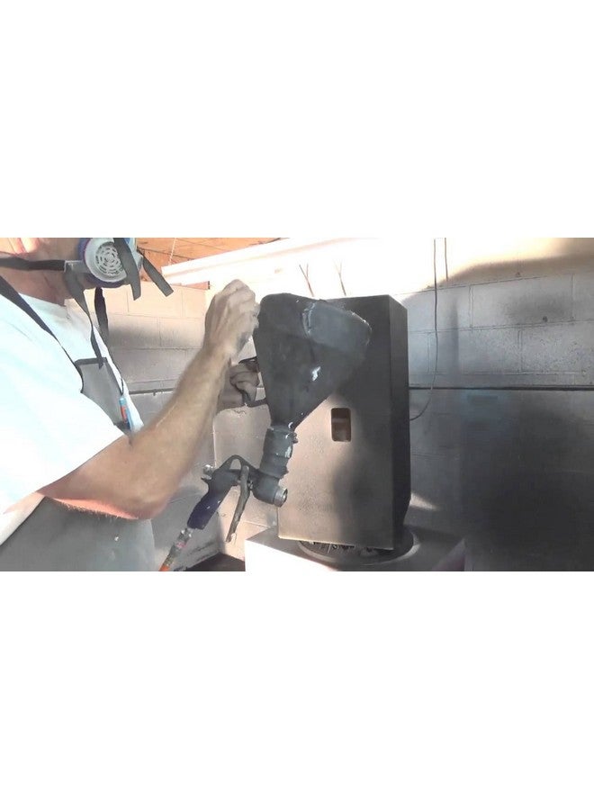 Granotone دهان مكبر الصوت بتشطيب رملي من GRANOTONE سريع الجفاف دهان مكبر الصوت لإنشاء طبقة مقاومة للماء والخدوش دهان قوام مائي للمعادن والأثاث غير سام وخالي من الروائح أسود 800 جرام - Image 3