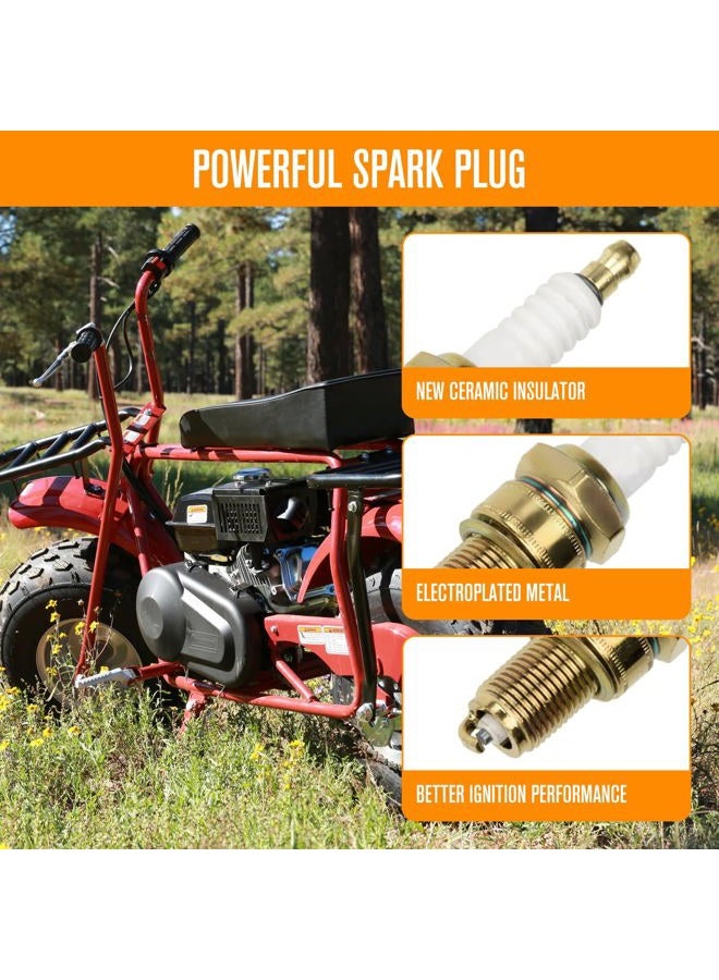 FVRITO Ignition Coil Spark Plug Kit Compatible with Harbor Freight Predator 212cc 6.5HP OHV Horizontal Engine 69730 69727 Go Kart Pressure Washer Honda Gx160 Gx200 5.5hp 6.5hp Generator Rototiller - Image 5