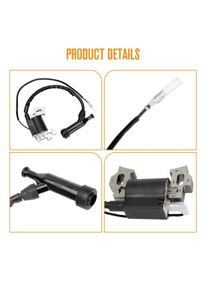 FVRITO Ignition Coil Spark Plug Kit Compatible with Harbor Freight Predator 212cc 6.5HP OHV Horizontal Engine 69730 69727 Go Kart Pressure Washer Honda Gx160 Gx200 5.5hp 6.5hp Generator Rototiller - Image 3