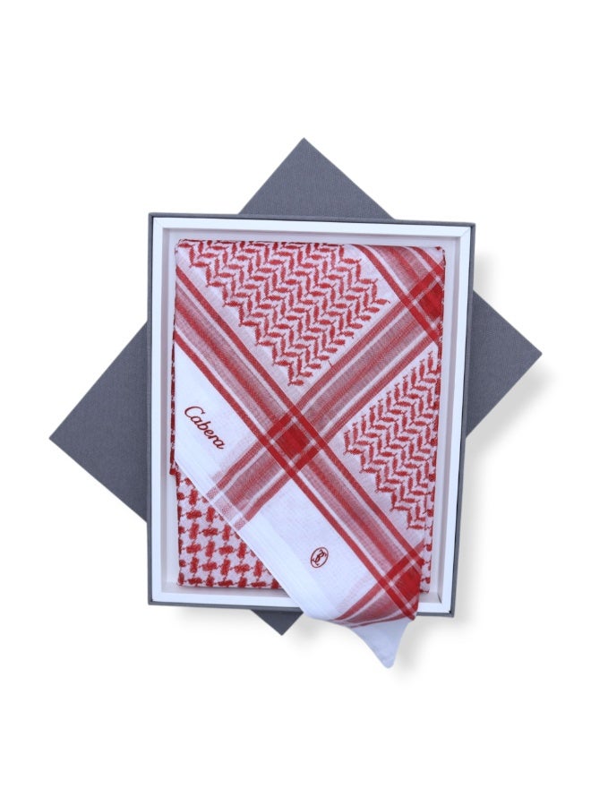 Cabera Light Shemagh for Men, Red - Image 1