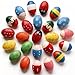 Peohud 24 Pack Wooden Egg Shakers Maracas Percussion Musical Easter Eggs for Kids Musical Instruments Toys for Music Learning - Image 3